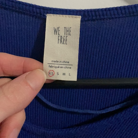 Free People Ruffle Shoulder Top - Picture 2 of 4